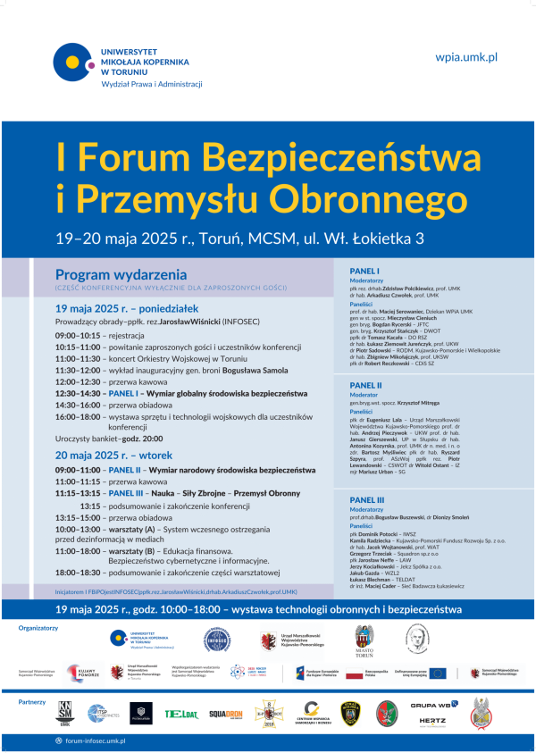 I Forum Bezpieczeństwa i Przemysłu Obronnego